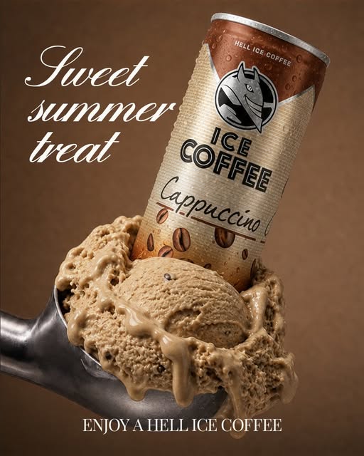 Indulge in the perfect blend of real Arabica coffee and rich milk on those hot sunny days. ☕