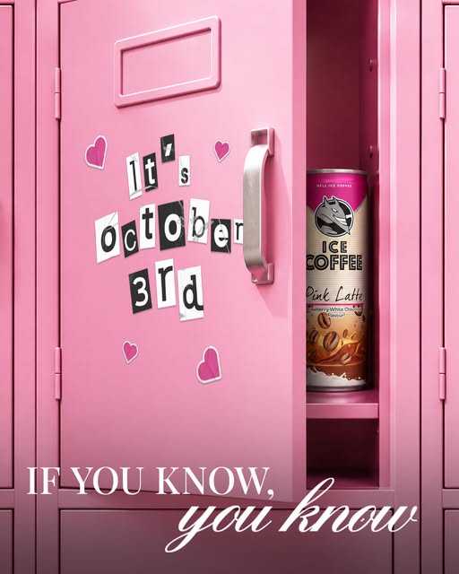 Celebrate this iconic day with a HELL Ice Coffee Pink Latte! 💗