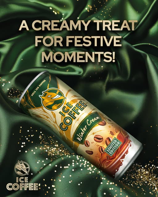 Discover the limited-edition HELL Ice Coffee Winter Cream: silky vanilla & caramel flavours.✨🎄